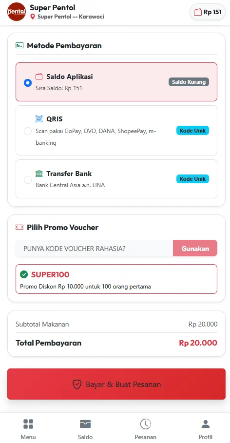 metode pembayaran