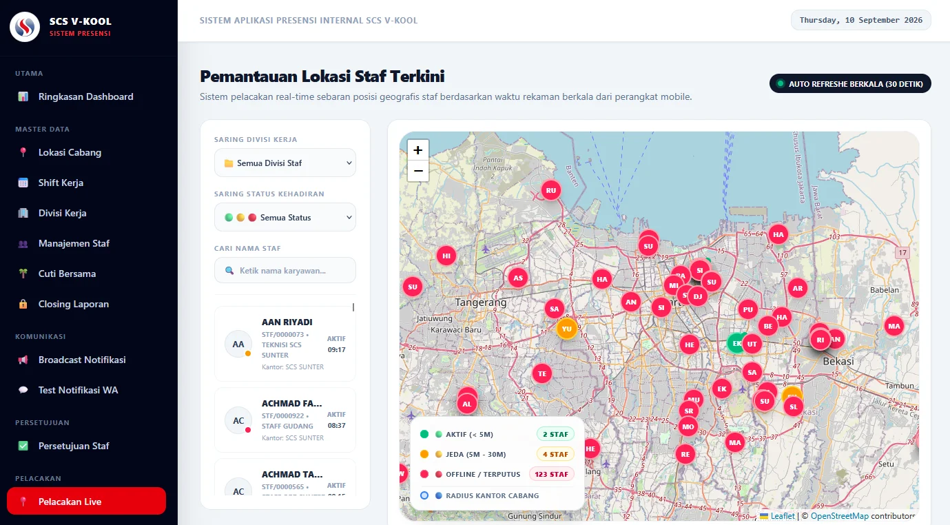 live tracking