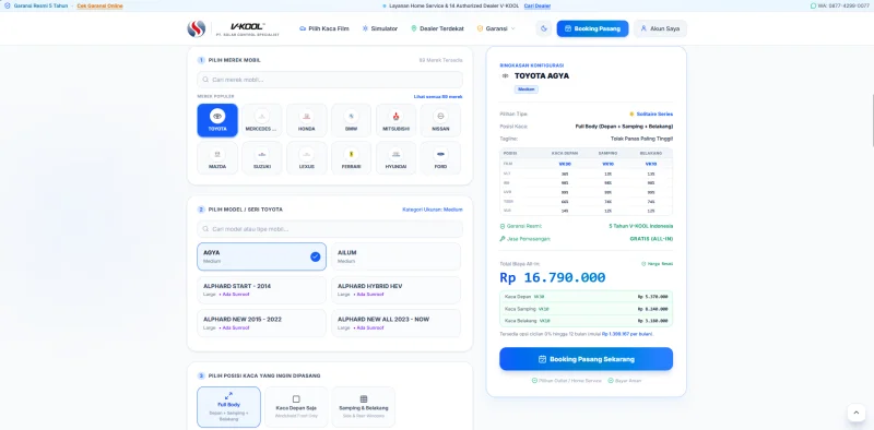 Commerce — Automotive Service Booking Platform